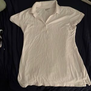 White polo style T-shirt